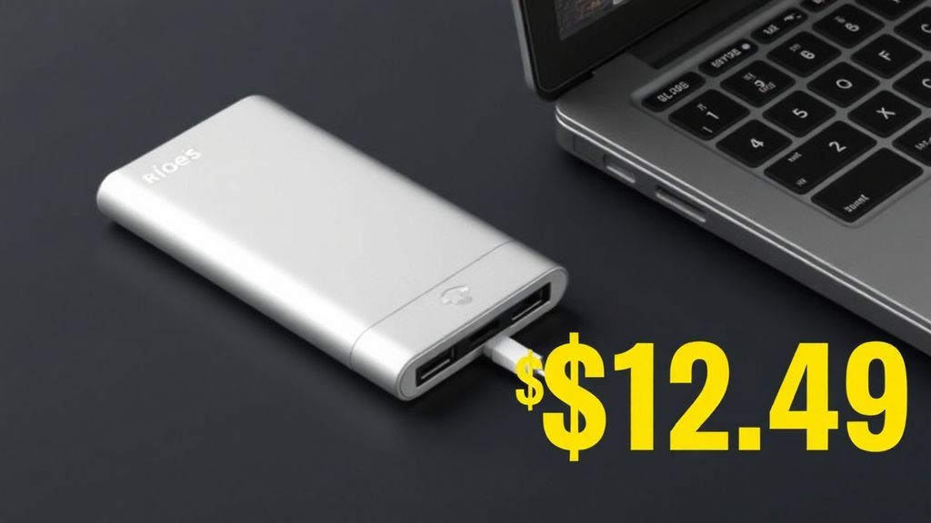 【限时神价】Kesguar万毫安磁吸充电宝仅需12.49美元！